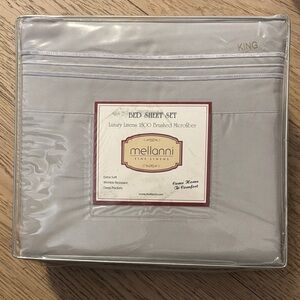 Luxury Gray Bed Sheet Set